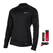 Milwaukee REDLITHIUM USB Heated Base Layer Black - L - L4HBLBLACK-301L