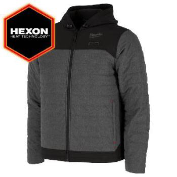 Milwaukee M12 AXIS Heated Jacket Grey - XXL - M12AHJGRY0XXL