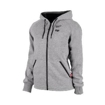 Milwaukee M12 Women's Heated Hoodie Grey - XL - M12HHWGREY10XL
