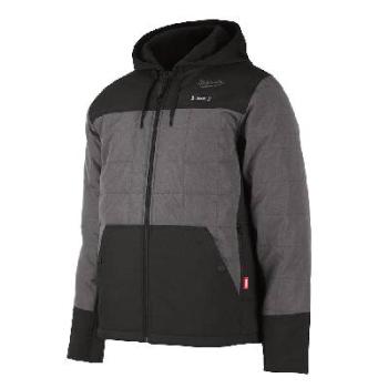 Milwaukee M12 AXIS Heated Hooded Jacket Grey - XXL - M12HPJGREY0XXL