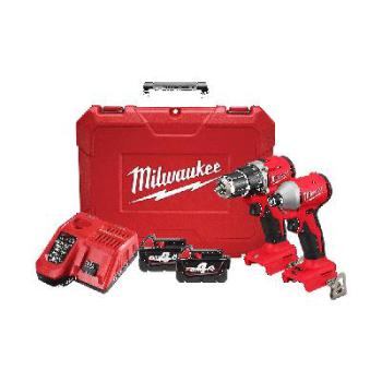 Milwaukee Brushless 2 Piece Power Pack 2D3 M18BLPP2D3402C