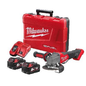 Milwaukee Angle Grinder Kit 125mm 18V 5.0Ah M18FAG125XPD-502C