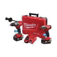 Milwaukee Combo Kit Hammer Drill/Impactwrench M18 Fuel One Key 2pc M18ONEPP2B3502C