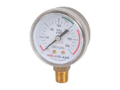 Regulator Gauge Oxygen High / Bottle Pressure 0-30,000Kpa Weldclass P4-HPOXG