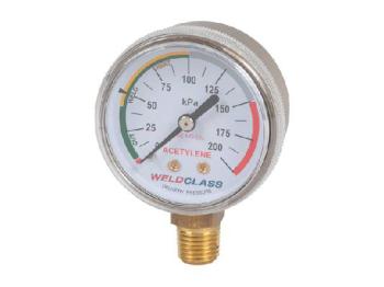 Regulator Gauge Acetylene Low / Delivery Pressure 0-200Kpa Weldclass P4-LPACG