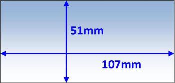 Lens Clear Inner 107 x 51mm Suit Various Pk5 Weldclass P7-CL10751/5