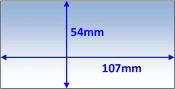 Lens Clear Inner 107 x 54mm Suit Promax 300 Pk5 Weldclass P7-CL10754/5