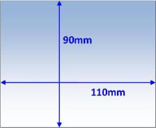 Lens Clear 110 x 90 x 1.5mm Suit Kemppi Beta High-Impact Pk10 Weldclass P7-CL1109015/10