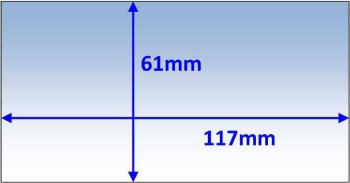Lens Clear Inner 117 x 61mm Suit Speedglas 9100X Pk5 Weldclass P7-CL11761/5