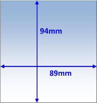 Lens Clear Inner 94 x 89mm Suit Lincoln Pk5 Weldclass P7-CL9489/5