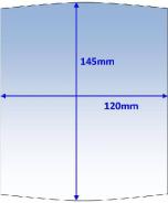 Lens Clear Outer 145 x 120mm Suit Miller Elite Pk10 Weldclass P7-CLME/10