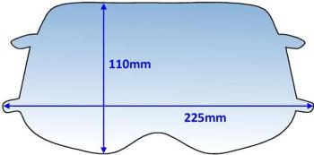 Lens Clear Grinding Visor Suit Speedglas 9100Fx Pk5 Weldclass P7-CLSG91FXV/5