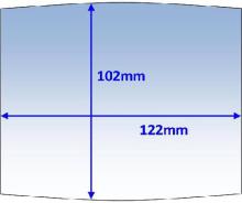Lens Clear Outer 122 x 102mm Suit Mach2/WIA Blue Pk10 Weldclass P7-CLM2/10
