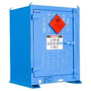 Dangerous Goods Outdoor Storage Cabinet:250L - 1 Door - 2 Shelves