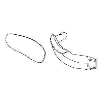 Vanguard G4 PAPR Helmet Sweatbands - Front and Back