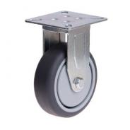 Castor 75mm Rubber Rigid R3711