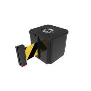 Wall Mount Retracta-Belt 7.6m - Black/Yellow