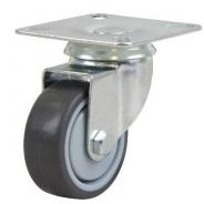 Castor Plate Swivel Rubber 30kg 50 x 18 S2710