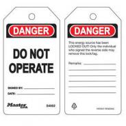 Tag Do Not Operate 6 Pk S4002