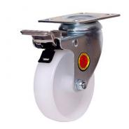 Castor 100 mm Swvl Ligt Ind W/Brake S4406B