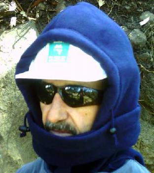 Hood Polar Fleece Black Scat SCP-F01