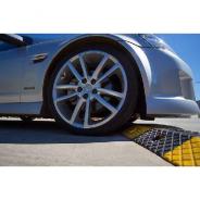Speed Hump End Module 180mm Black Pair SMC250E