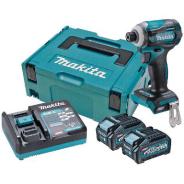 Makita 40V 4.0Ah Max Brushless Cordless Impact Driver Kit - TD001GM201