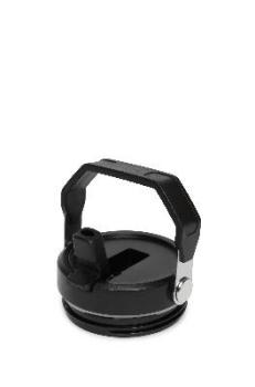 Thorzt Screw On Lid And Straw To Suit TDB01  Black - TDB01-L