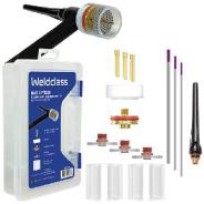 Tig Parts Kit With Storage Box Platinum Px (Glass Cup) Series 17/18/26 Large Diameter Weldclass W
