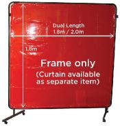 Weld Curtain Frame Only - Dual Length - Suit 1.8 x 1.8M And 1.8 x 2.0M Curtain WC-06469