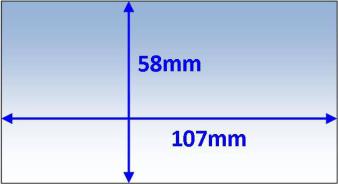Lens Clear Inner 107 x 58mm Suit Cigweld Prolite Pk5 Weldclass WC-05156