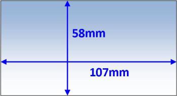 Lens Clear Inner 107 x 58mm Suit Cigweld Prolite Pk5 Weldclass WC-05156