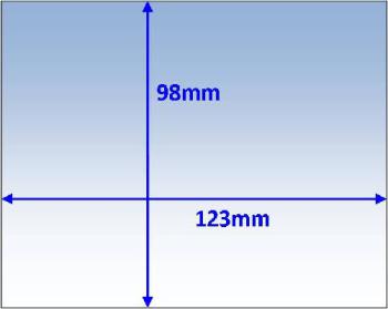 Lens Clear Outer 123 x 98mm Suit Cigweld Prolite Pk10 Weldclass WC-05157