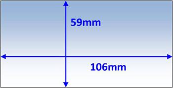Lens Clear Inner 106 x 59mm Suit Promax 350 Pk5 Weldclass WC-05321
