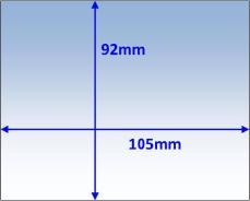 Lens Clear Inner 105 x 92mm Suit Promax 500 Pk5 Weldclass WC-05322