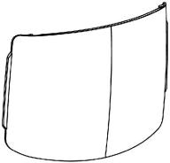 Lens Clear Outer 178 x 130mm Suit Promax 600/650/680 (Supplied In Boxes Of 20) Weldclas