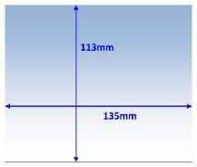 Lens Clear Outer 135 x 113mm Suit WIA View-Fx Pk10 Weldclass WC-06026