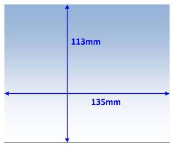 Lens Clear Outer 135 x 113mm Suit WIA View-Fx Pk10 Weldclass WC-06026