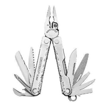 Leatherman Rebar Lightweight Multi-Tool 189G 420HC S/S Blades W/Nylon Sheath - Silver Peg