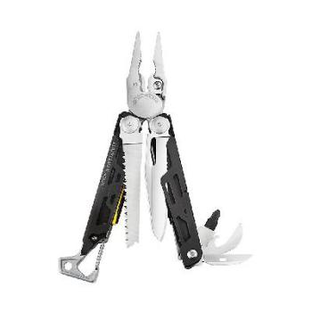 Leatherman Signal Camping Multi-Tool W/Firestarter/Whistle W/Nylon Sheath  - Silver - Peg