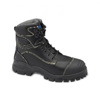 Blundstone Boots Lace Up Black Metatarsal Size 8 994/8