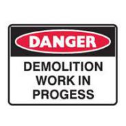 Brady 831001 Sign Demolition Flute