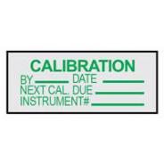 Brady Label Alumin Calibration Pk25 834339