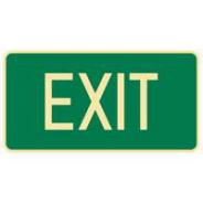 BRADY METAL ALUMINUM EXIT SIGN 350X180 835836