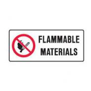 BRADY FLAMMABLE MATERIAL SIGN 840154