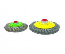 Brush Wire Bevelled T/Knot 100mm M10 x 1.5 W4220Bp
