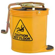 OATES BUCKET MOP PLASTIC YELLOW 16L W/CAST IW-005Y