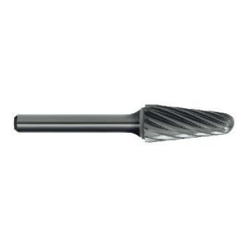 Carbide Burr B220 Sl4AC Taper Radius End Aluminium Cut 1/4- Shank 1/2In B220SL4AC