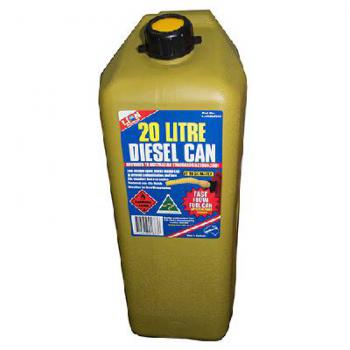 JERRY CAN 20 LITRE DIESEL YELLOW  0951