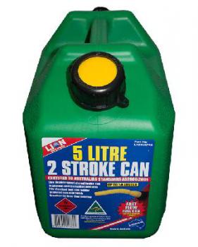 Can Jerry 5 Litre Plastic Green 2 Stroke LA510AP5g